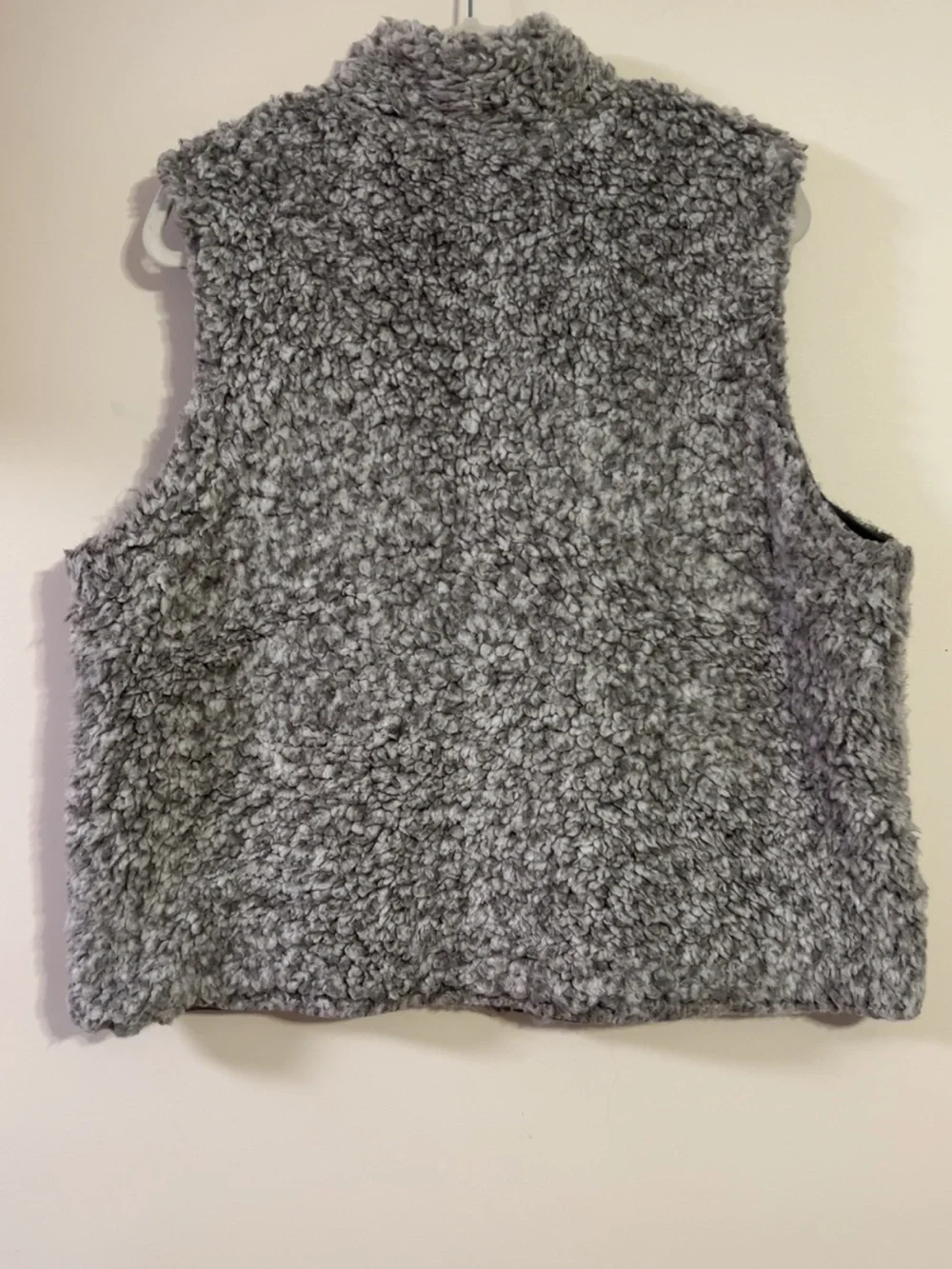 Natural Reflections Gray Sherpa Vest